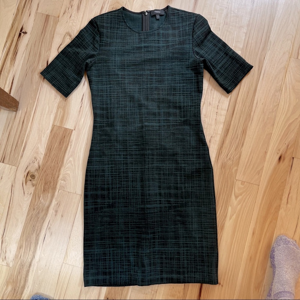 Black/Green Theory Dress